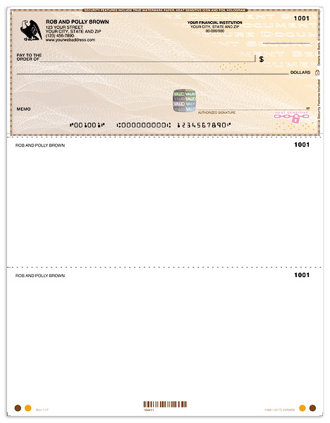 High Security Laser Check on Top - Tan Safety