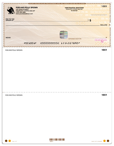 High Security Laser Check on Top - Tan Safety