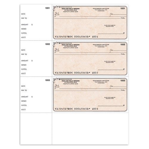 Laser Wallet Check - Antique