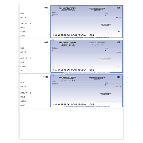 Laser Wallet Check - Safety Blue