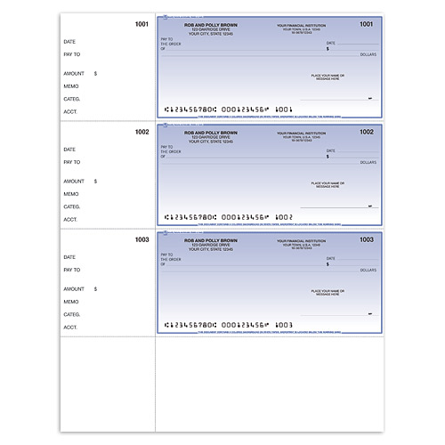 Laser Wallet Check - Safety Blue