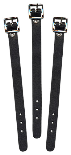 Black Leather Straps