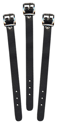 Black Leather Straps
