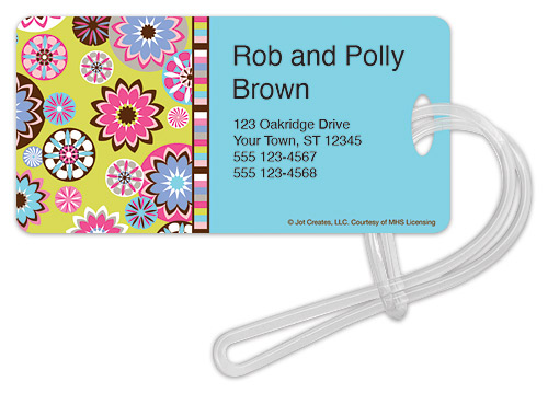 Sparkle Spin Luggage Tag