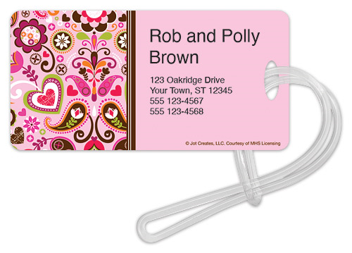 Dutch Gardens Luggage Tag