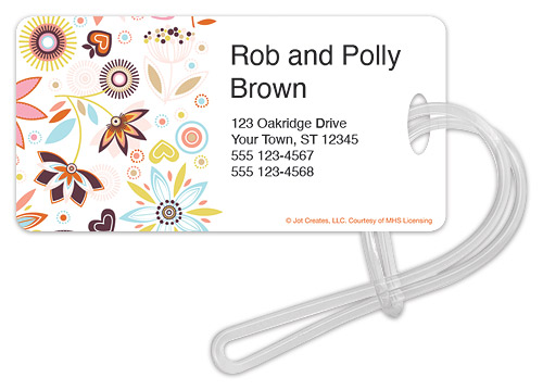 Day Waterflowers Luggage Tag