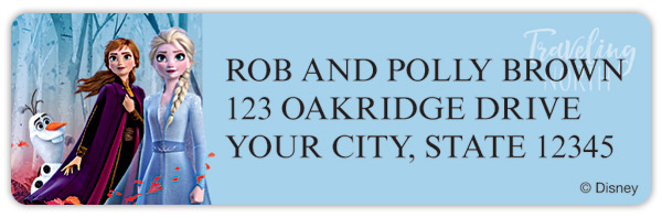Frozen 2 Address Labels