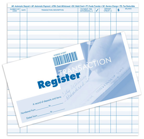 Personal Check Registers