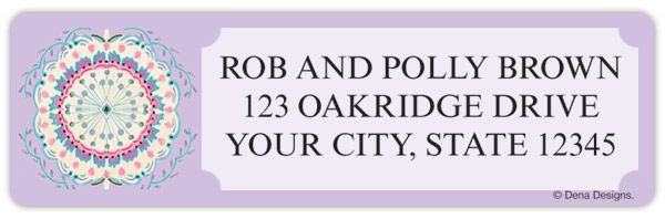 Happi by Dena Positively Purple Address Labels