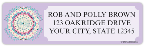 Happi by Dena&amp;#153; Positively Purple Address Labels