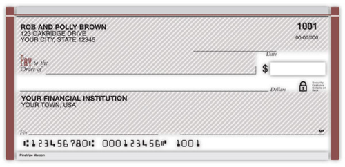 Pinstripe Maroon Checks