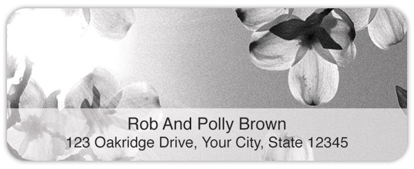 Dramatic Dogwoods Address Labels