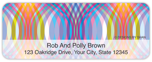 Designs by Shan Electric Spectrum Address Labels