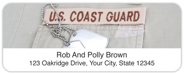 U.S. Coast Guard Address Labels