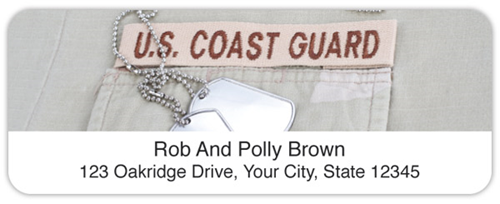 U.S. Coast Guard Address Labels