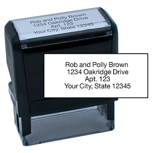 4 Line Custom Message Stamp