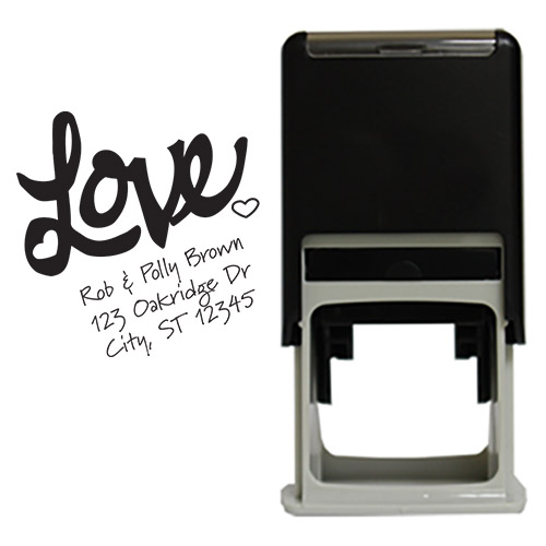 Love Square Stamp