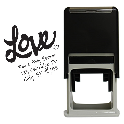Love Square Stamp