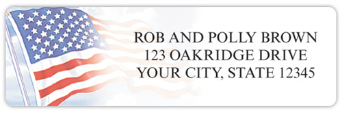 Stars &amp; Stripes Address Labels