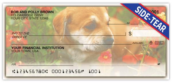 Precious Pups Side-Tear Checks