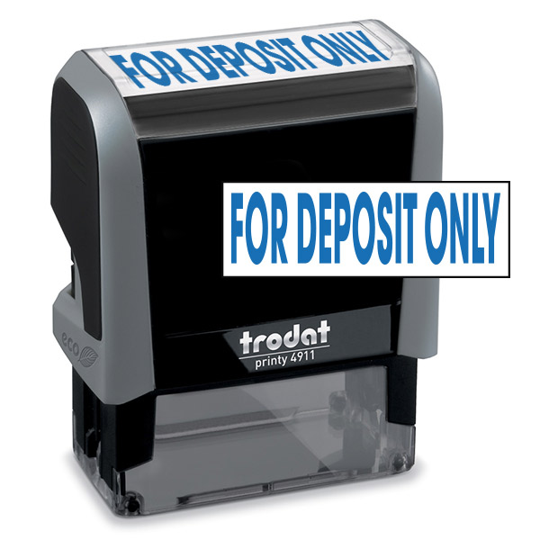 FOR DEPOSIT ONLY Stock Title Stamp