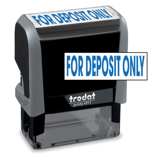FOR DEPOSIT ONLY Stock Title Stamp