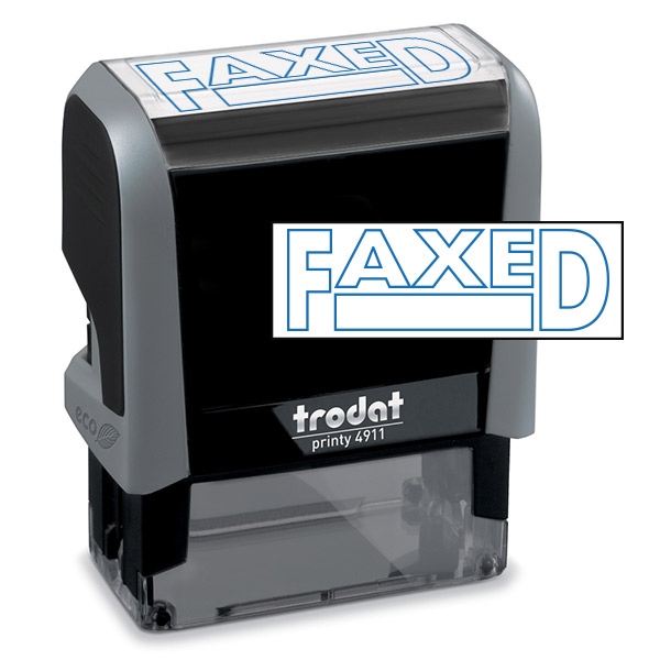FAXED Stock Title Stamp