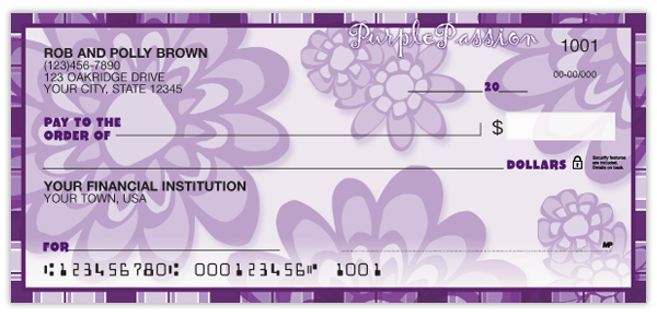 Purple Passion Checks