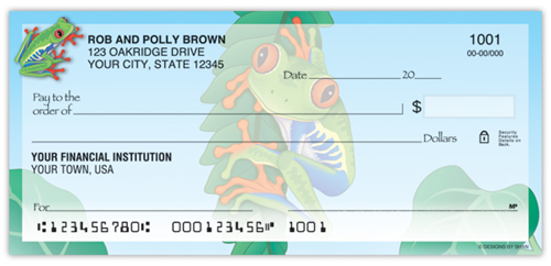 Designs by Shan&amp;#153; Red-Eyed Tree Frog Checks