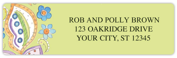 Pompon Address Labels