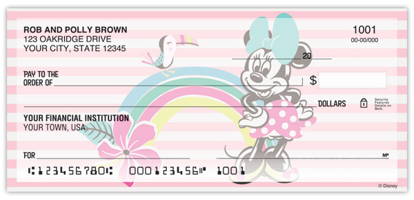 Tropical Fun Minnie Checks