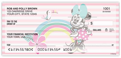 Tropical Fun Minnie Checks