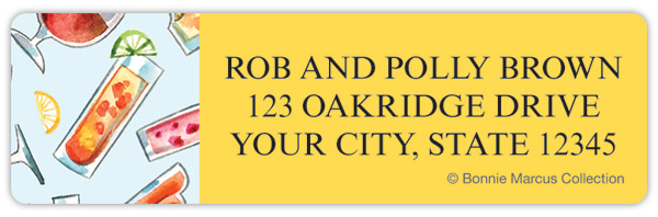 Happy Hour Address Labels