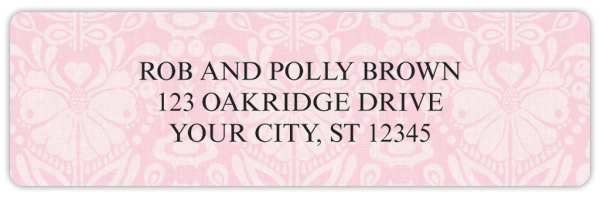 Vintage Floral Address Labels