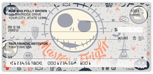 Nightmare Before Christmas Pumpkin King Checks
