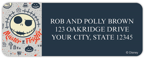 Nightmare Before Christmas Pumpkin King Address Labels