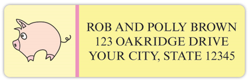 When Pigs Fly Address Labels