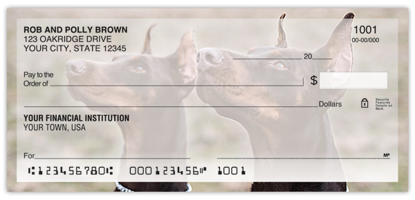 Doberman Pinscher Checks