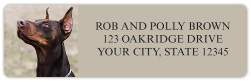 Doberman Pinscher Address Labels