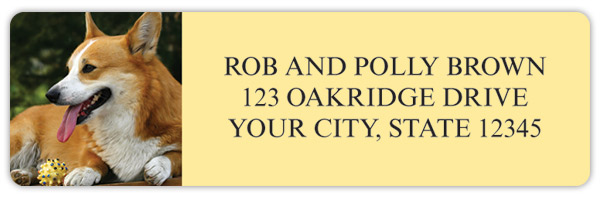 Welsh Corgi Address Labels