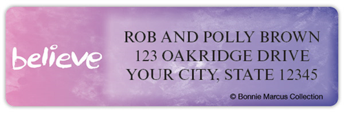 Sentiments Address Label