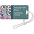 Fancy Floral Luggage Tag Image 2